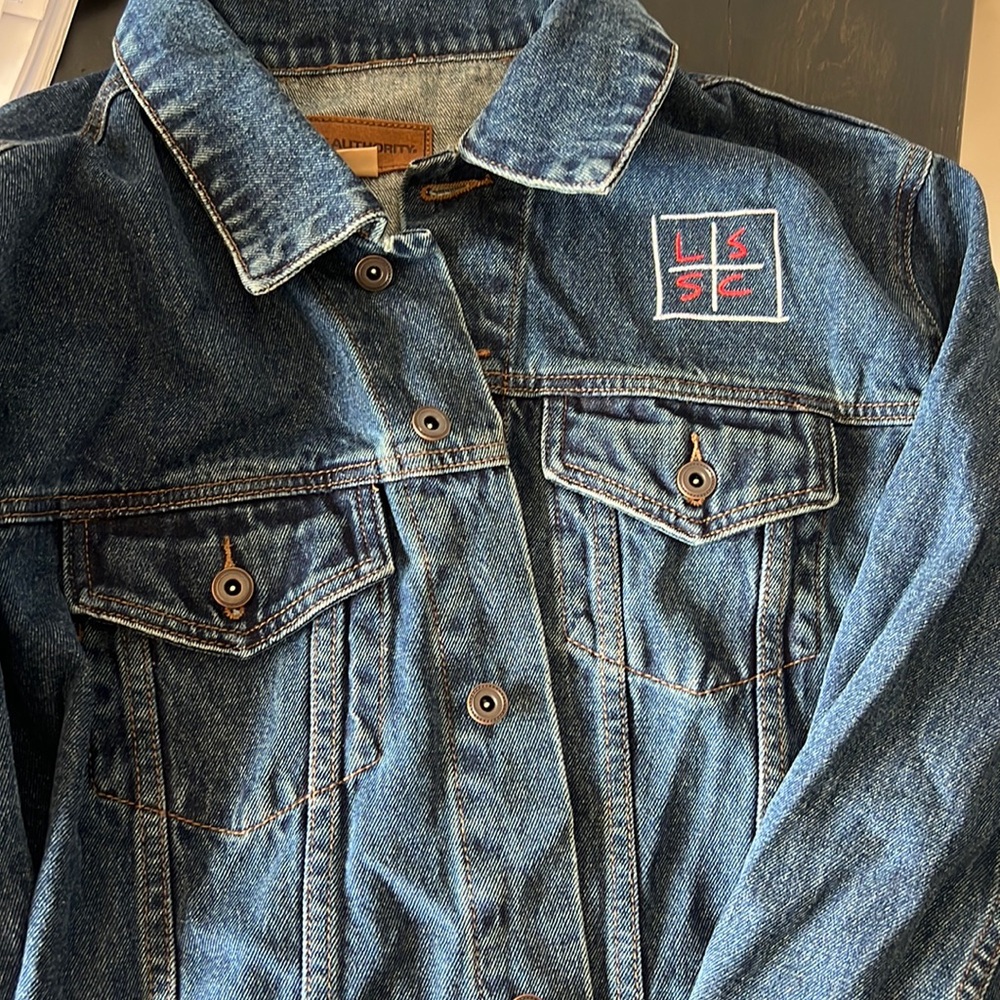 Custom “Late Show w/ Stephen Colbert” Jean jacket XL
